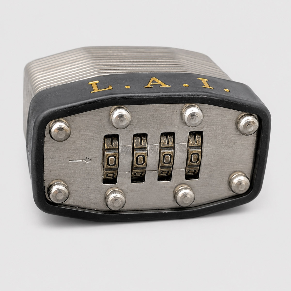 Steel combination padlock bottom